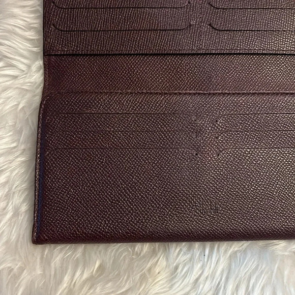Dunhill Burgundy/Wine colored leather long bifold wallet Unisex - Picture 6 of 16